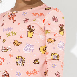 Bamboo Long Sleeve Pajama Set - Friends You're My Lobster