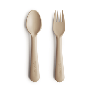 Dinnerware Fork and Spoon SetDinnerwareMushieColor: Vanilla