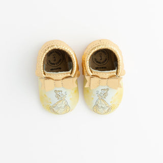Watercolor Belle Bow Baby ShoeBow MoccFreshly PickedStyle: Soft SoleSize: 1