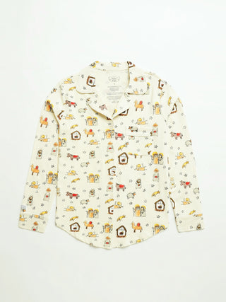 Away in a Manger Womens Notch Collar PJ Set Cotton Adult Women's Pajamas Holy Pals Size: XS