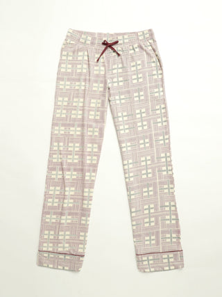 Prophecy Plaid Womens Notch Collar PJ Set Cotton Adult Women's Pajamas Holy Pals Size: XS