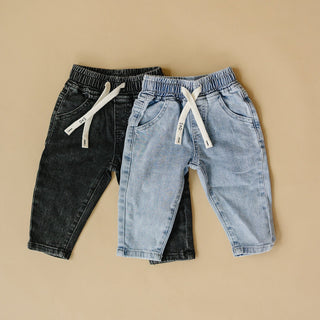 Ledger Jeans Olive + Scout Color: Black Size: 3-6M