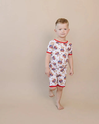 Bamboo Shorts Set | American Bear LUCKY PANDA KIDS