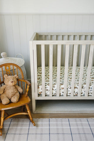 Outlaw Cowboy Muslin Crib Sheet Mebie Baby