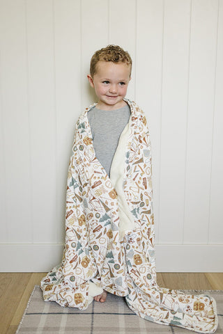Camping Trip Bamboo Fleece QuiltMebie Baby