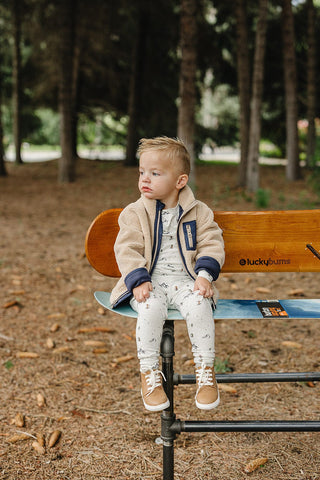 Ski Print Cozy Set Mebie Baby Size: 0-3