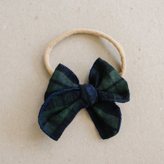 Alpine Plaid Hair Bow