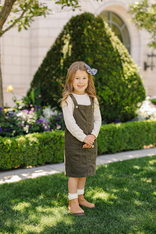 Green Corduroy DressMebie BabySize: 6-12