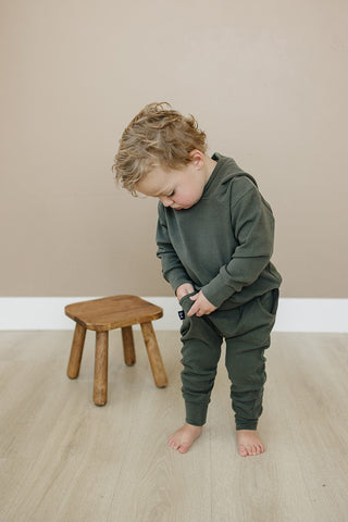 Harley Jogger Set Olive + Scout Color: Olive Green Size: 3-6M