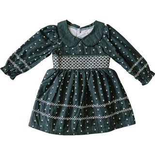 Tulip Smocked Peter Pan Collar DressMebie BabySize: 0-3