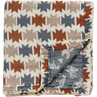 Western Aztec + Wild West Muslin QuiltMebie Baby