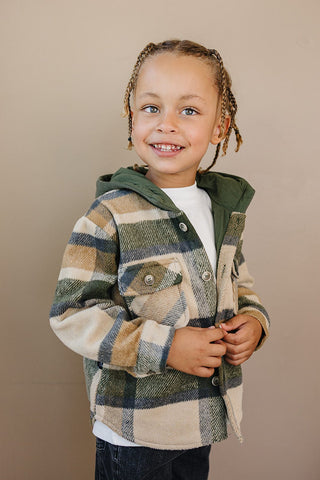 Everest Jacket Olive + Scout Color: Red Size: 3-6M