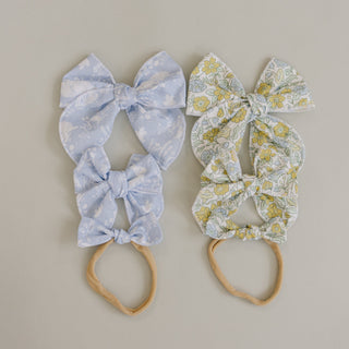 Easter Hair Bows Mebie Baby Color: Blue Bunny