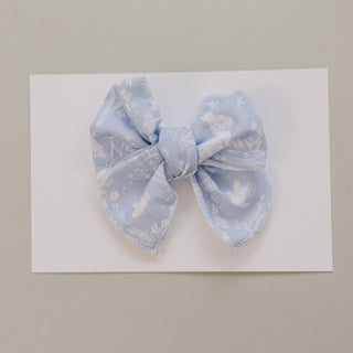 Easter Hair Bows Mebie Baby Color: Blue Bunny