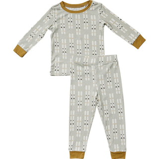 Ski Ribbed Bamboo Cozy Set Mebie Baby Size: 6-12