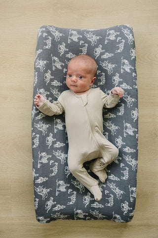 Wild West Muslin Changing Pad CoverMebie Baby