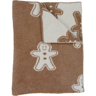 Gingerbread Plush Blanket Mebie Baby Size: Lovey 15X20