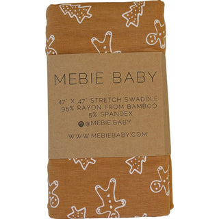 Gingerbread Bamboo Stretch Swaddle Mebie Baby