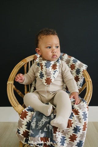 Western Aztec + Wild West Muslin QuiltMebie Baby