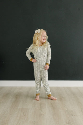 Ski Ribbed Bamboo Cozy Set Mebie Baby Size: 6-12