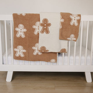 Gingerbread Plush Blanket Mebie Baby Size: Lovey 15X20