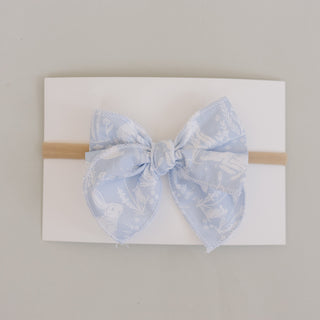 Easter Hair Bows Mebie Baby Color: Blue Bunny