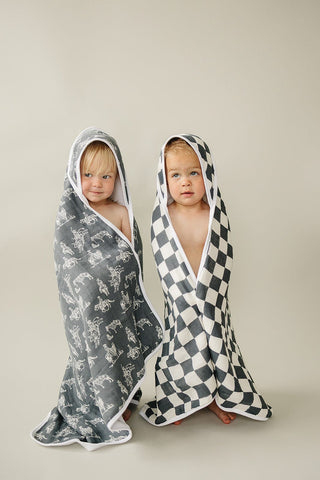 Wild West Muslin Hooded Towel Mebie Baby