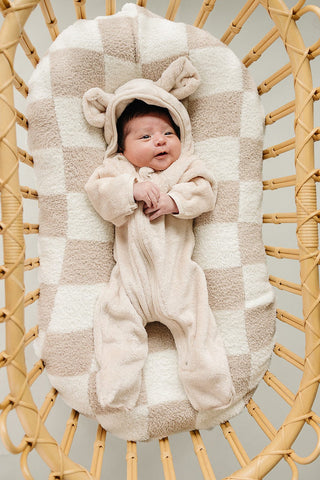 Fleece Bear Hooded Zipper Mebie Baby Size: 0-3