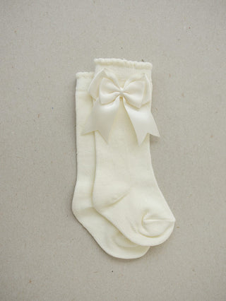 Mebie Baby Mebie High Rise Bow Socks | Baby Riddle