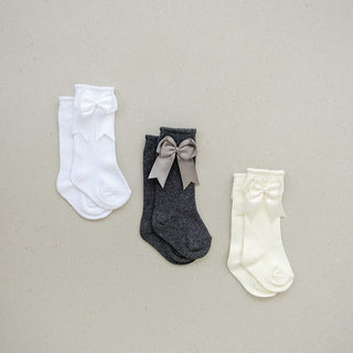 Mebie Baby Mebie High Rise Bow Socks | Baby Riddle