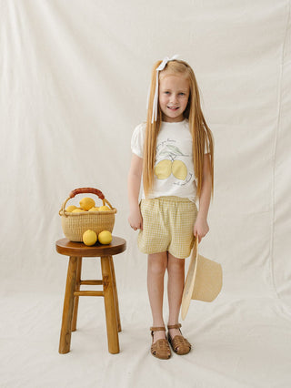 Lemon Tee Mebie Baby Size: 0-3