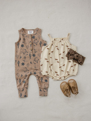 Mebie Baby Wild West Tank Romper | Baby Riddle