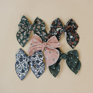 Mebie Baby Hair Bows Baby & Toddler Clothing Accessories Mebie Baby Color: Olive Bloom Size: Small (Headwrap)