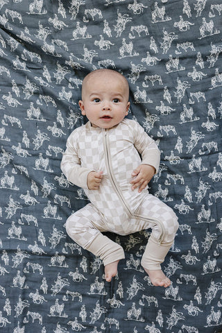 Western Aztec + Wild West Muslin QuiltMebie Baby