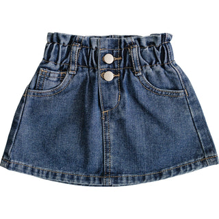 Dark Wash Denim Skirt Mebie Baby Size: 6-12