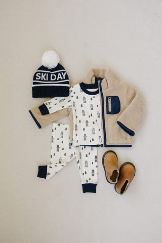 Navy Ski Beanie
