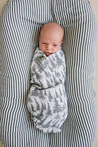Forest Muslin Swaddle BlanketMebie Baby