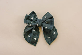 Mebie Baby Hair Bows Mebie Baby Color: Olive Bloom Size: Small (Headwrap)