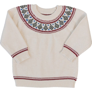 Cream Fair Isle Sweater