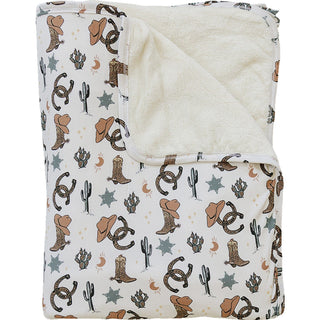 Outlaw Cowboy Bamboo Fleece QuiltMebie Baby