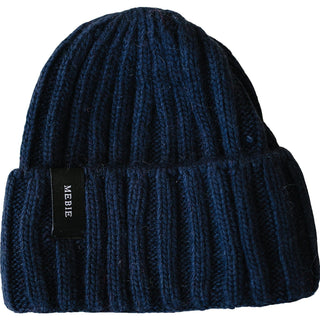 Navy Chunky Knit Beanie Mebie Baby Size: 0-3 month