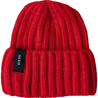 Red Chunky Knit Beanie Mebie Baby Size: 0-3 month