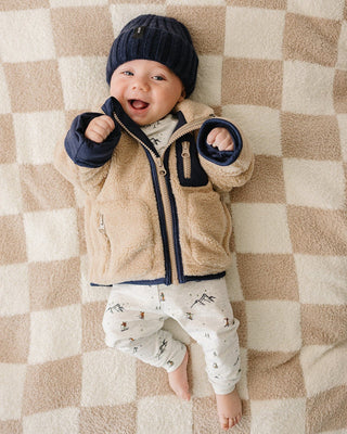 Sherpa Zip-Up Jacket Mebie Baby Size: 0-3