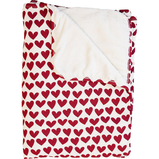 Hearts Bamboo Fleece Quilt Mebie Baby