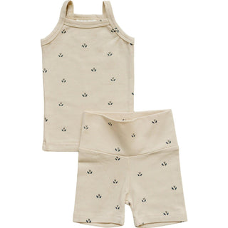 Mebie Baby Stars + Stripes Bamboo Cozy Short Set | Baby Riddle