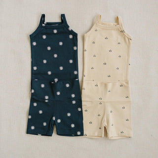 Mebie Baby Stars + Stripes Bamboo Cozy Short Set | Baby Riddle