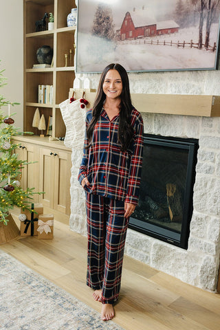 Adult Christmas Plaid Pajama Set Mebie Baby Size: XS