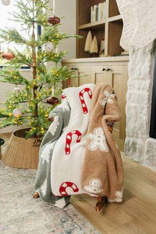 Gingerbread Plush Blanket Mebie Baby Size: Lovey 15X20