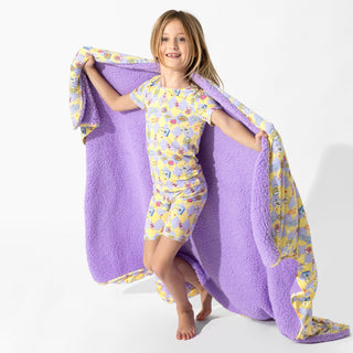 Bamboo Pajama Set with Shorts - Clueless As If! Bellabu Bear Size: 3T
