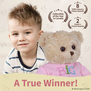 Big Brother or Sister Teddy Bear Bearington Collection Select an Option: Big Brother